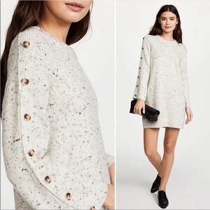 Madewell | Donegal Button-Sleeve Sweater-Dress | XS
